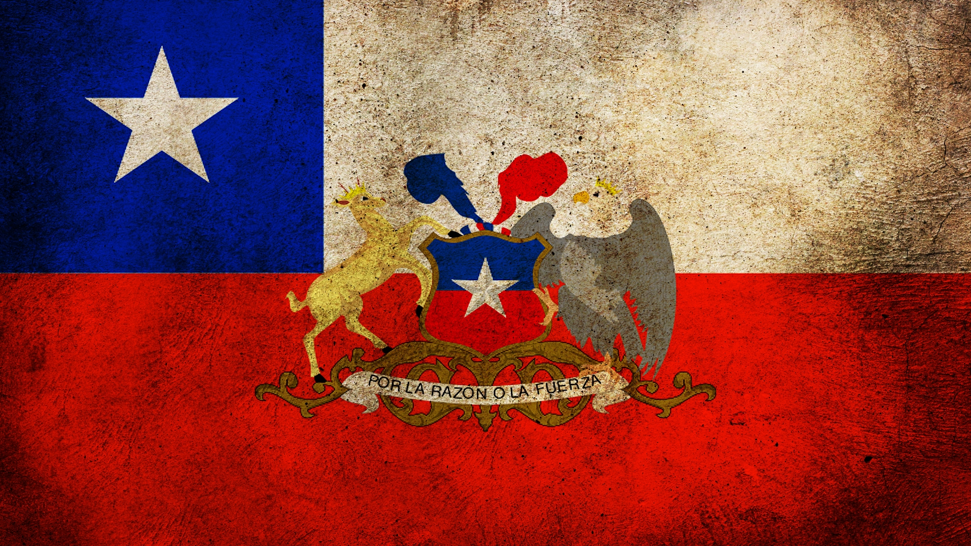 Chile Flag - HD Wallpaper 