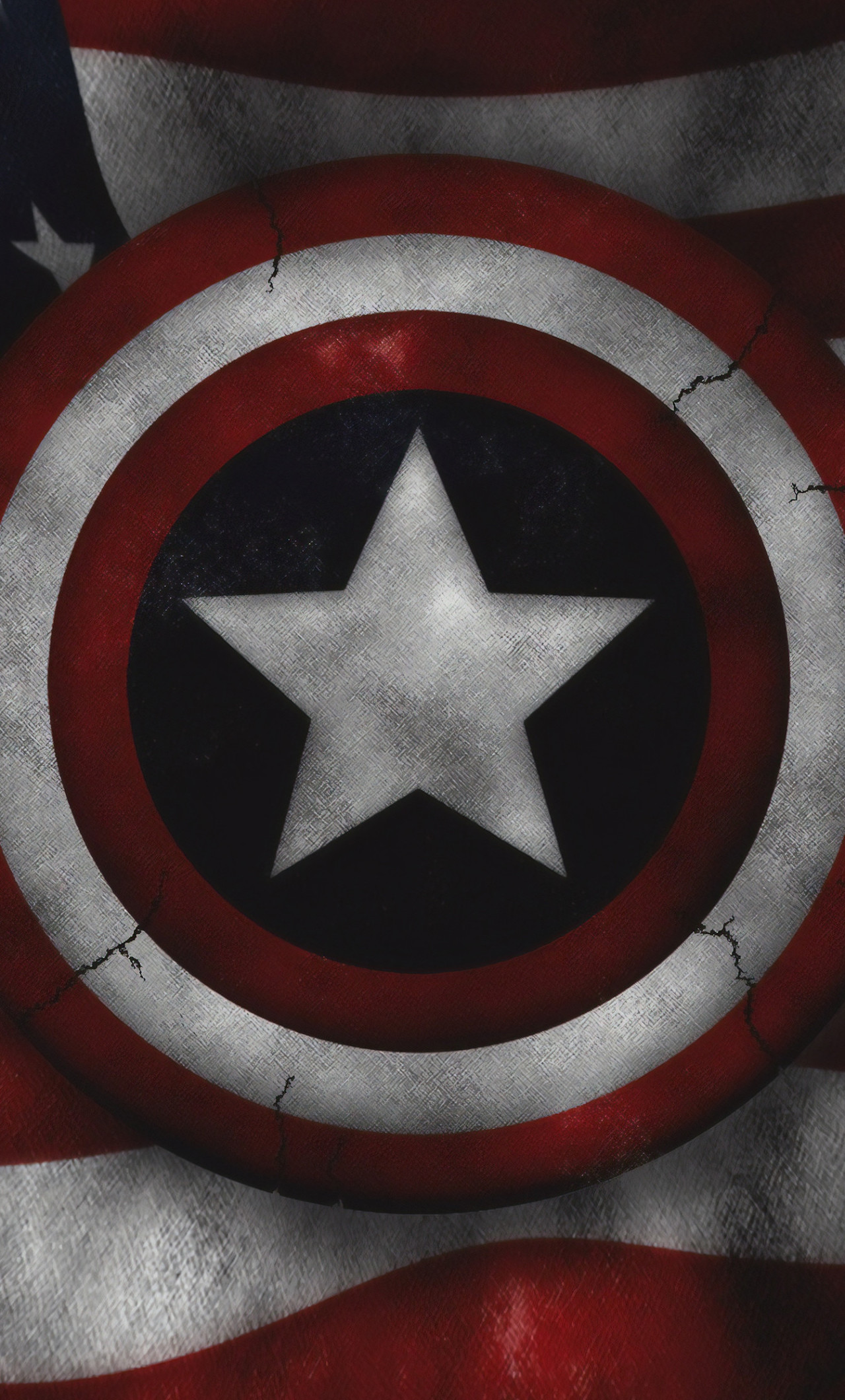 Captain America And Us Flag - HD Wallpaper 