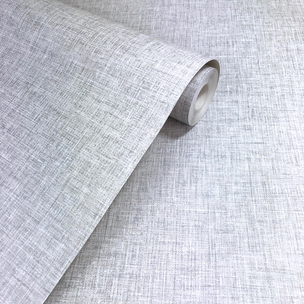 Arthouse Light Grey Linen Texture Wallpaper - Plain Grey Wallpaper Uk - HD Wallpaper 