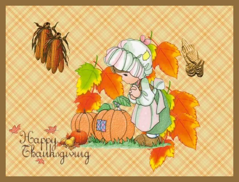 Clipart Precious Moments Thanksgiving - HD Wallpaper 