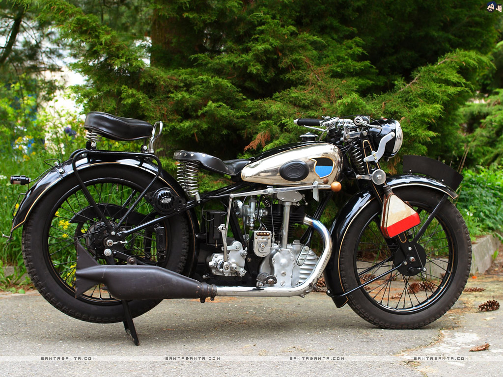 Vintage And Classic Motorcycles - Vieille Moto - HD Wallpaper 