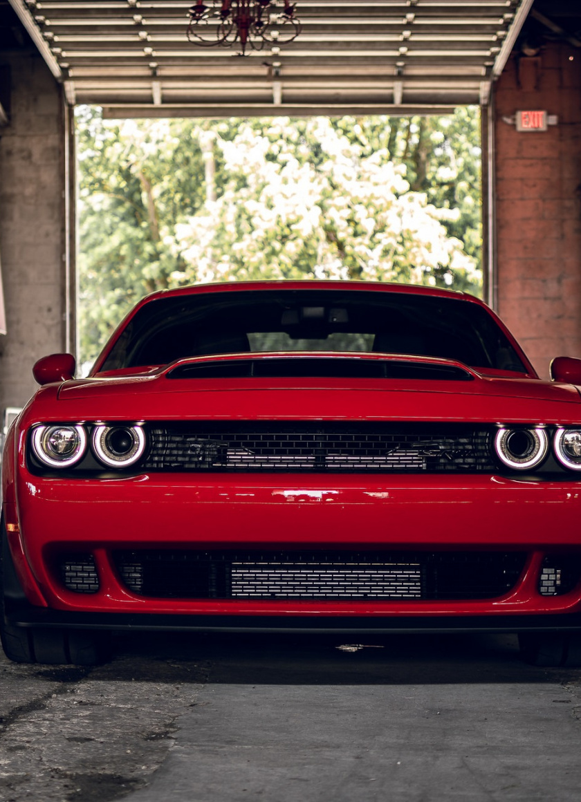 Dodge Challenger De Face - HD Wallpaper 
