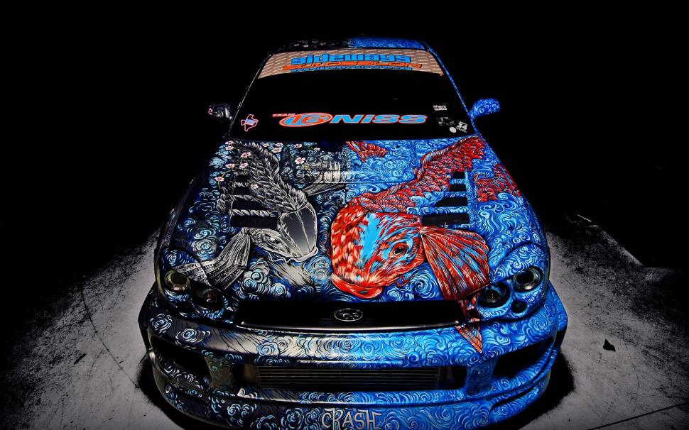 Subaru Custom Colored Wallpaper,custom Hd Wallpaper,french - Custom Car Wallpaper Hd - HD Wallpaper 
