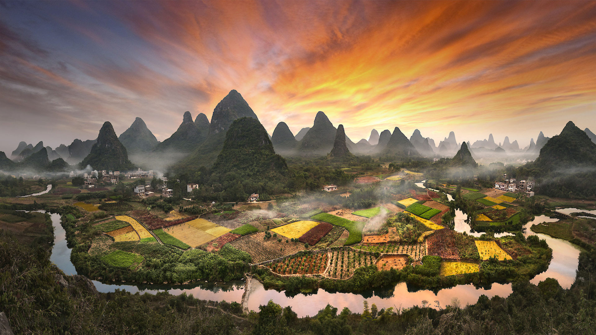Cool Landscapes In China 1920x1080 Wallpaper Teahub Io
