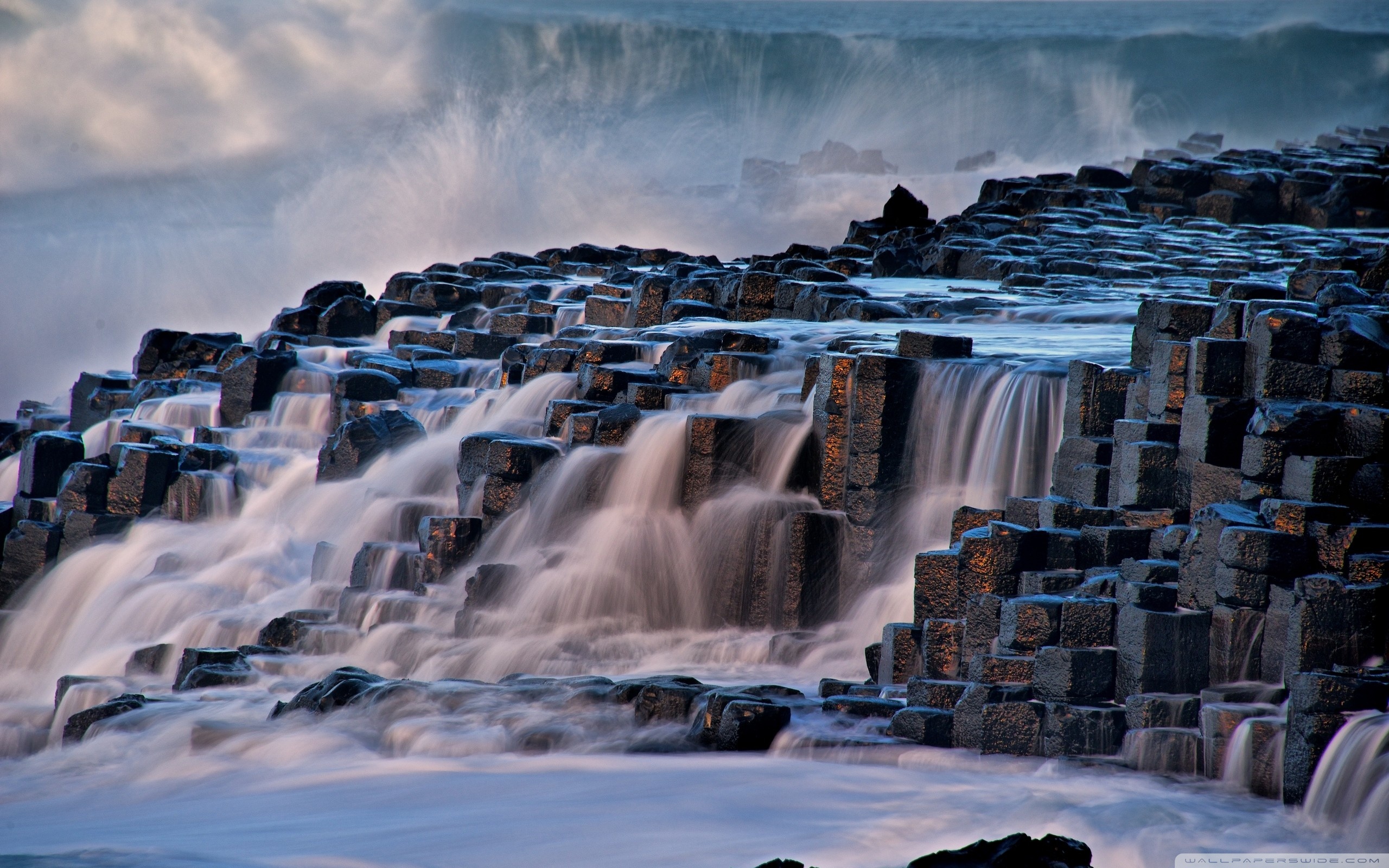 Giant's Causeway In Winter - HD Wallpaper 