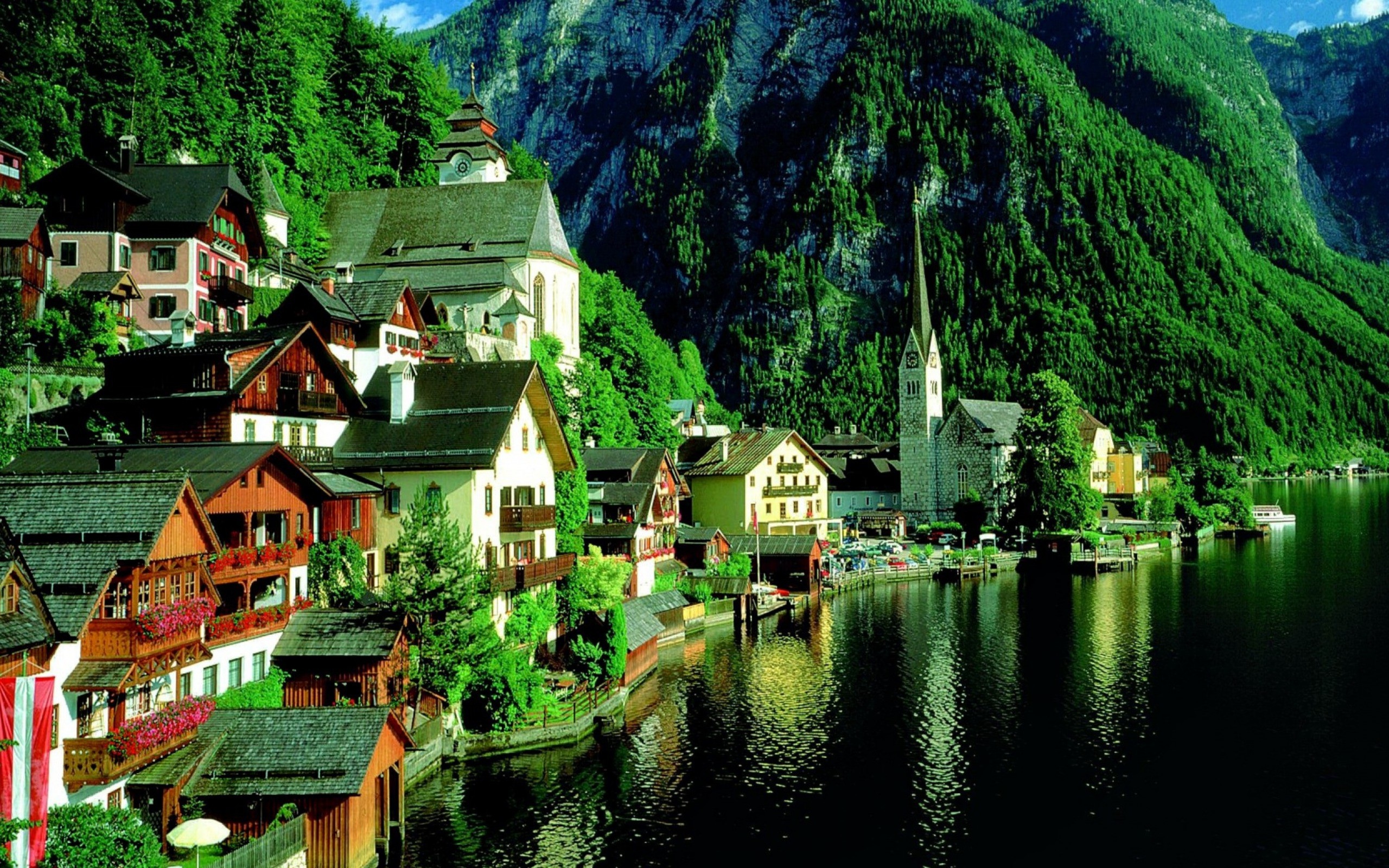 Small Village On The Mountain Wallpapers, Px - HD Wallpaper 