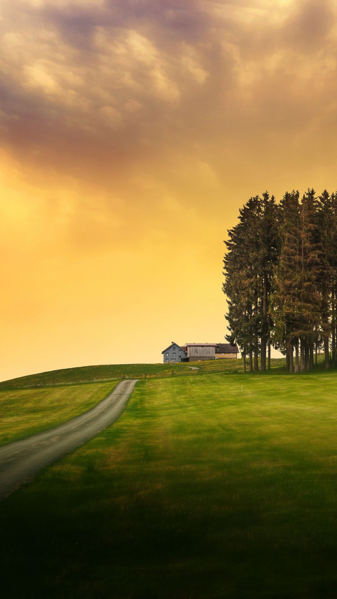 Ireland Iphone 7 Wallpaper Hd - House At End Of Long Road - 1080x1920 Wallpaper Ireland Iphone 7 Wallpaper Hd - House At End Of Long Road - 1080x1920 Wallpaper