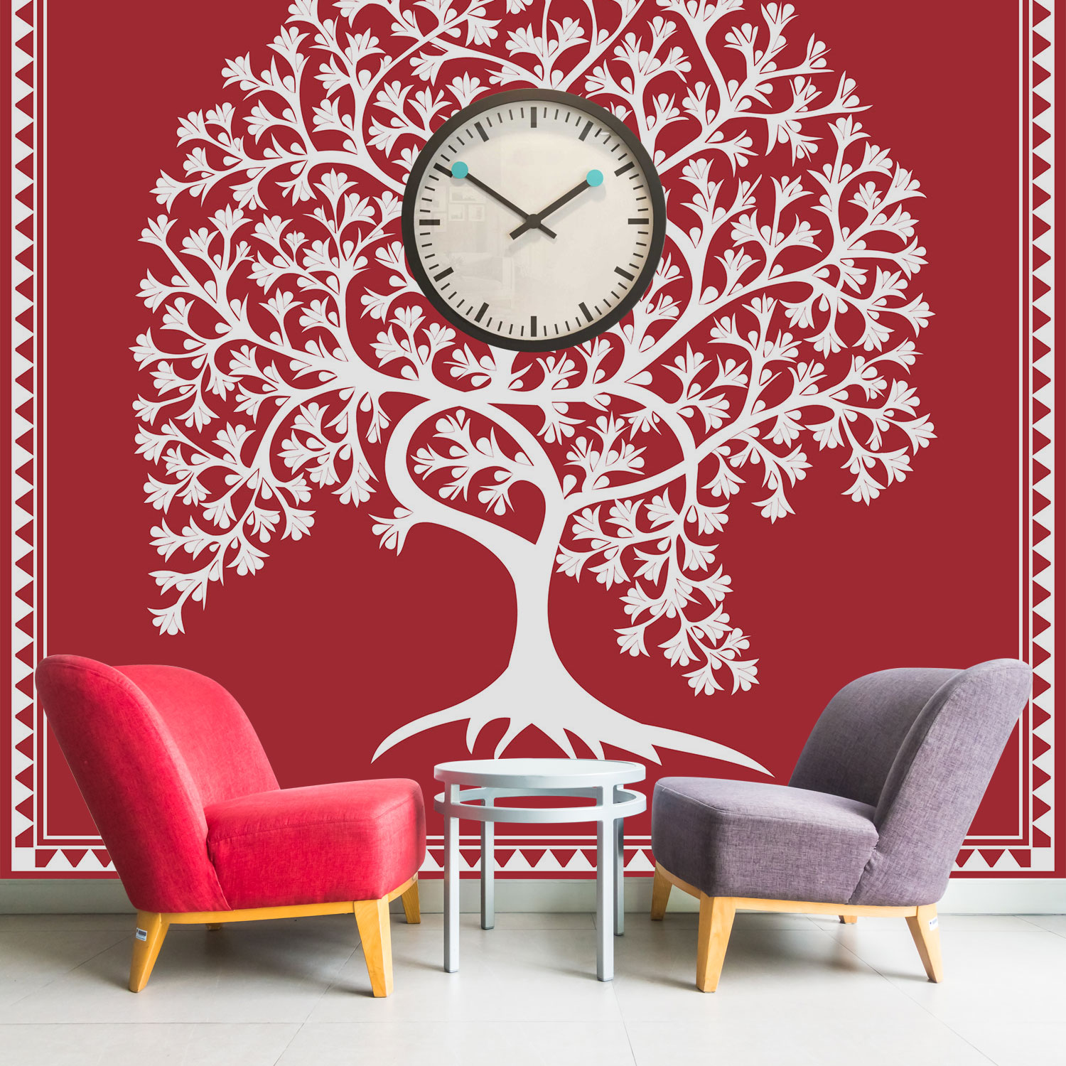 Thumbnail - Indian Village Wall Design - HD Wallpaper 