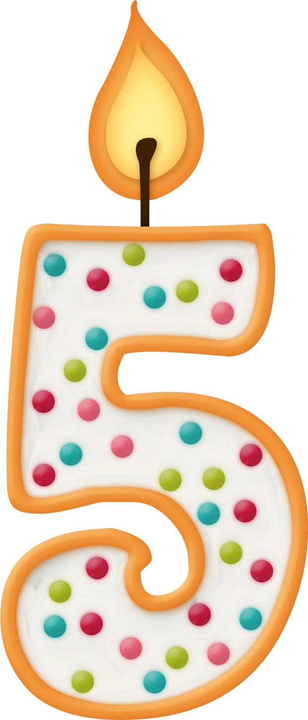 5th Birthday Candle Png 621x1449 Wallpaper Teahub Io