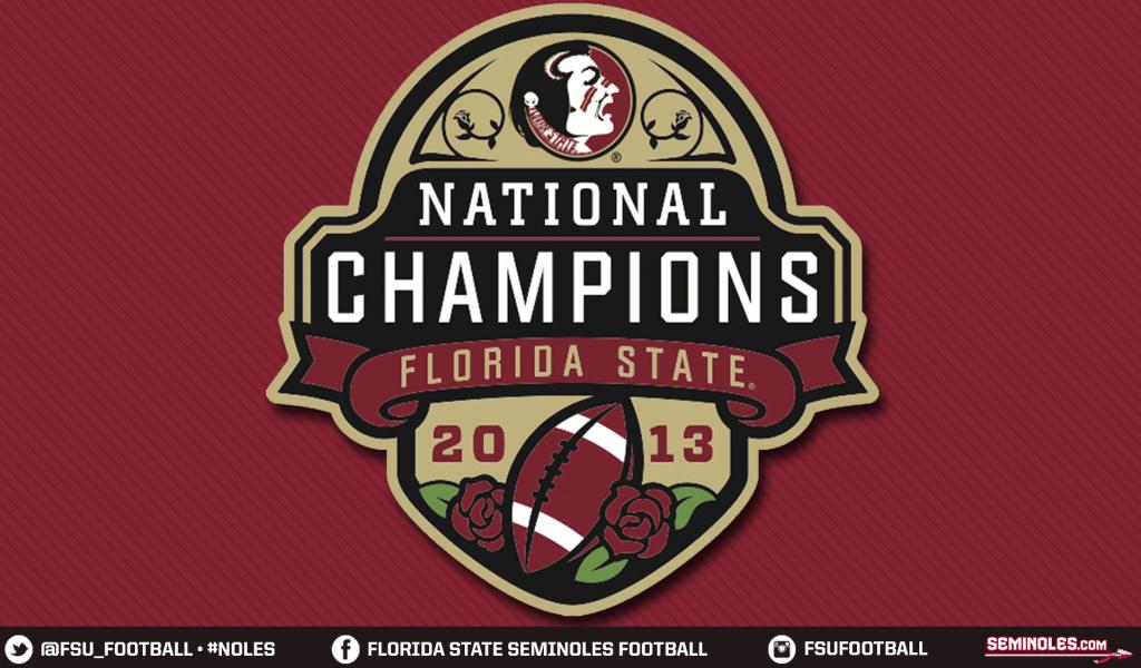 #6jbp6yh Florida State Seminoles Desktop Wallpaper - Fsu Football 2013 Championships - HD Wallpaper 