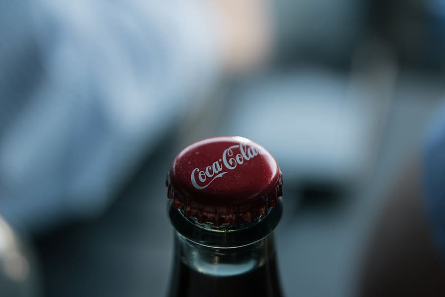 Closeup Photo Of Coca-cola Bottle, Coke, Coca Cola, - HD Wallpaper 