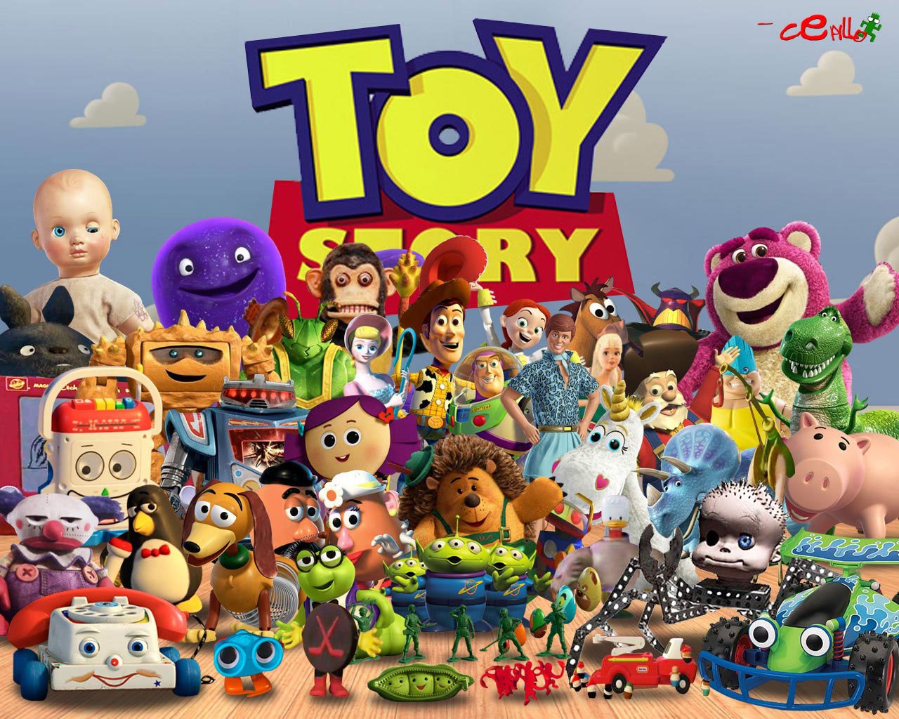 Colorful Toy Story 4 Wallpaper - Toy Story Movie Characters - HD Wallpaper 