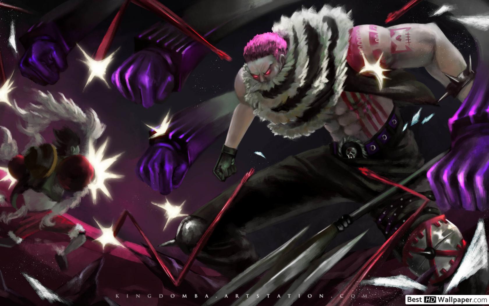 Luffy Vs Katakuri Wallpaper Hd - HD Wallpaper 