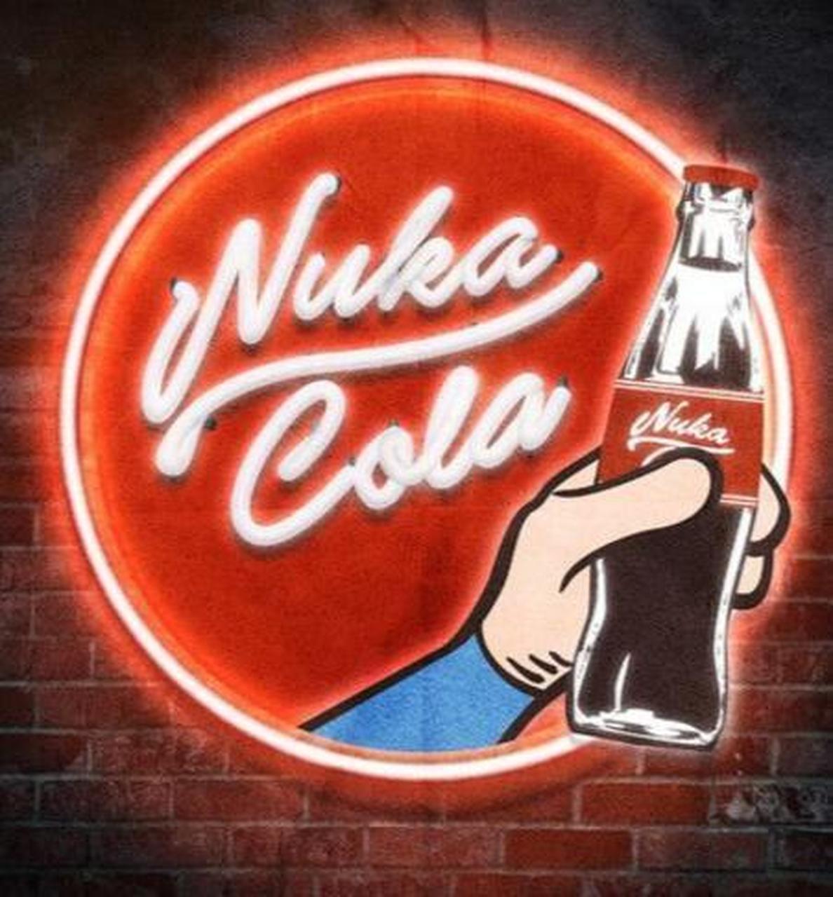 Nuka Cola Neon Sign - HD Wallpaper 