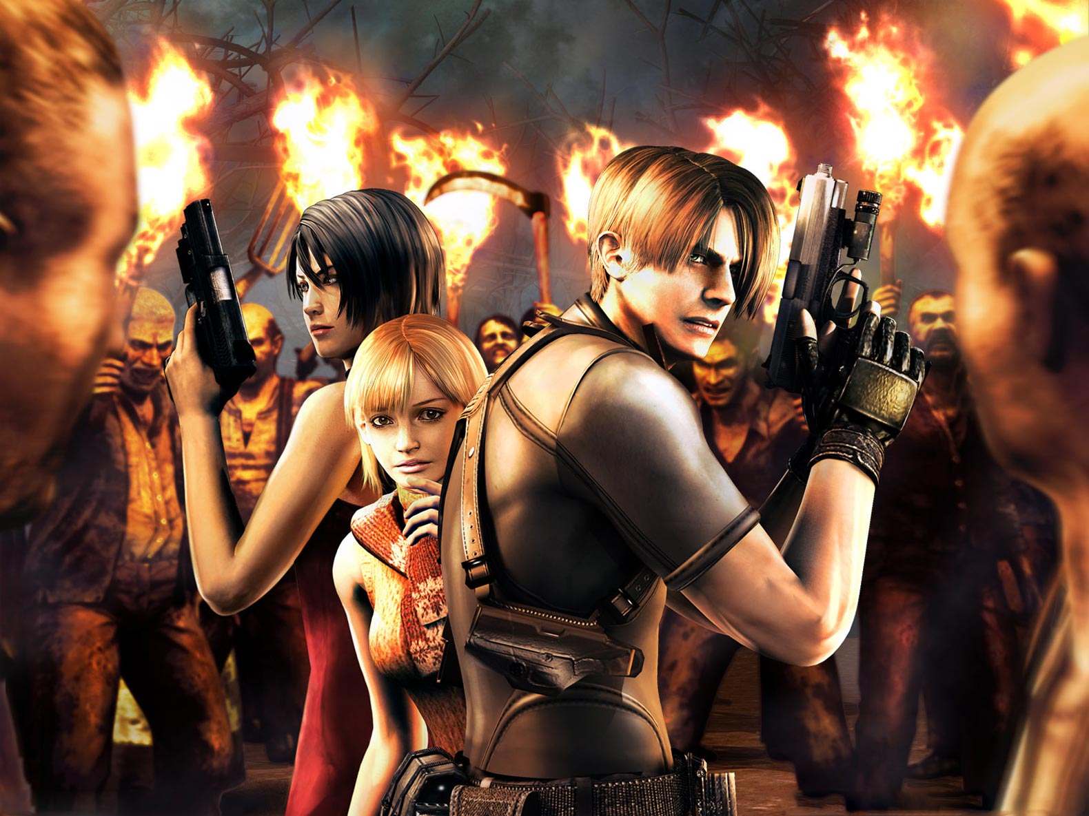 Resident Evil Wallpapers Hd Wallpaper - Resident Evil 4 Cover Dvd - HD Wallpaper 