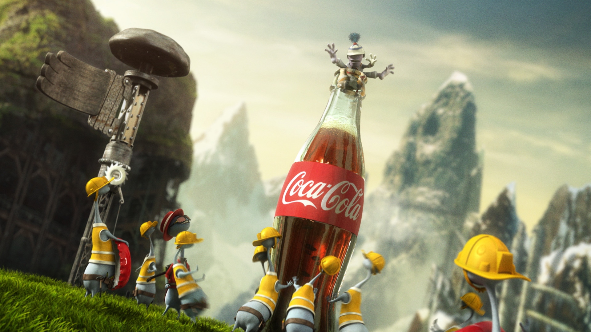 Coca Cola Drink Background - HD Wallpaper 
