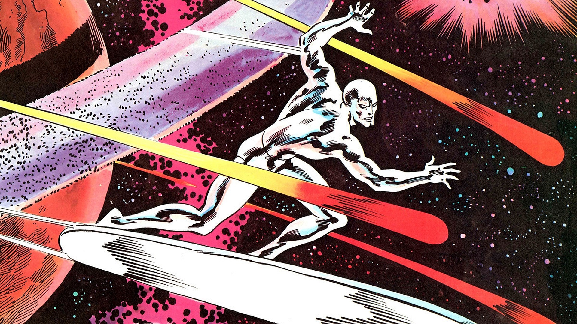 Silver Surfer Wallpaper Comic - HD Wallpaper 