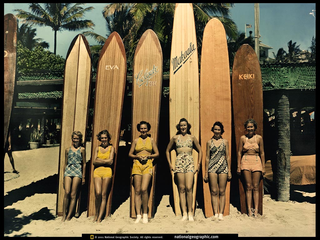 Vintage, Surf, And Girl Image - Surf Vintage - HD Wallpaper 
