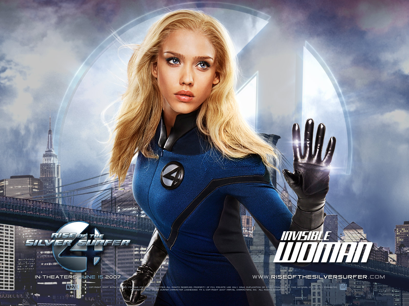 Jessica Alba Fantastic Four - HD Wallpaper 