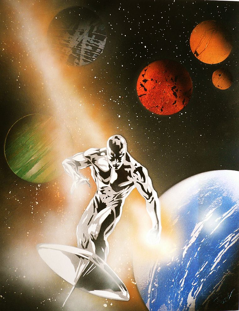 Android Wallpaper Silver Surfer - HD Wallpaper 