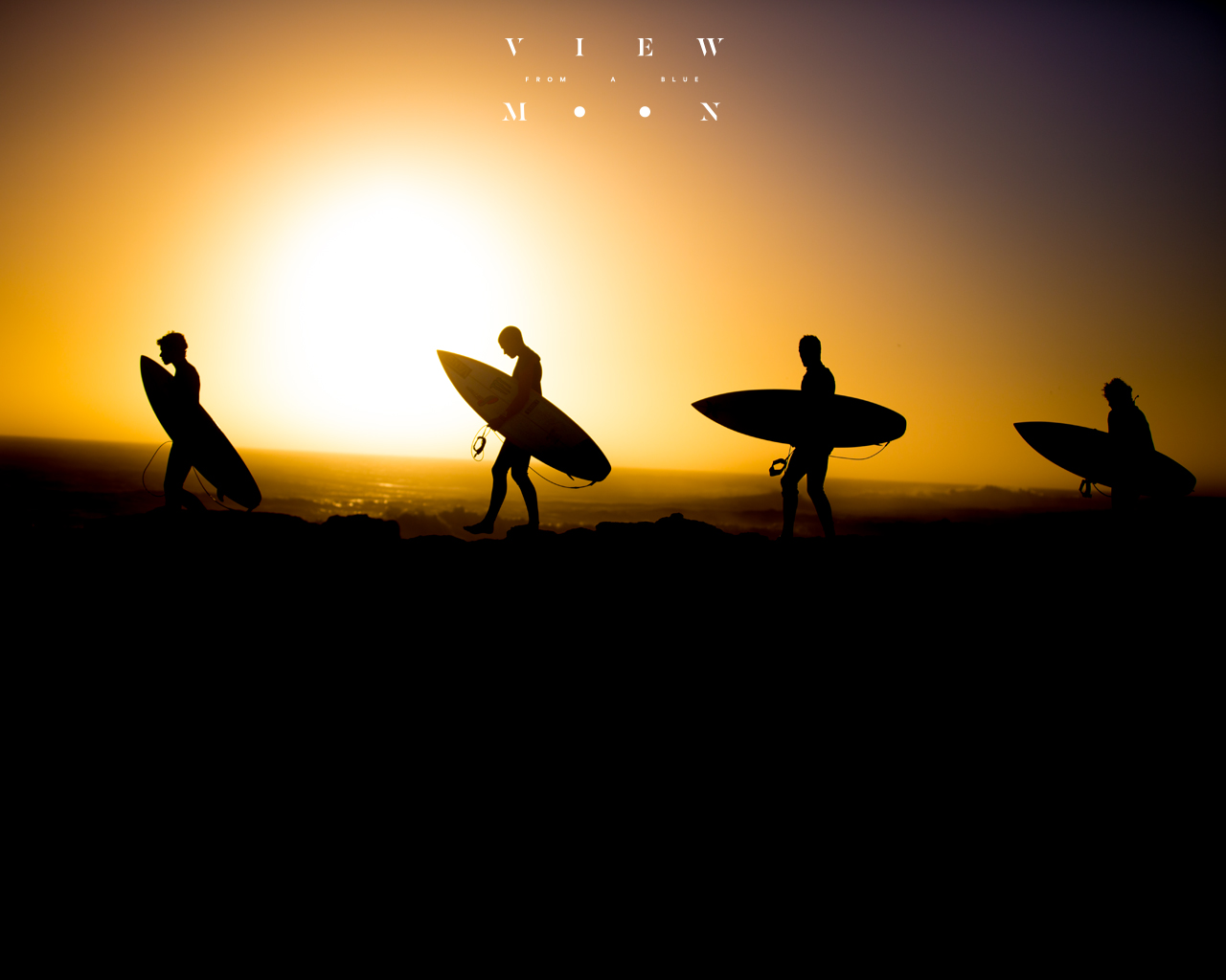 View From A Blue Moon Cinematic Surf Short Film Trailer - 5 Friends Surfing - HD Wallpaper 