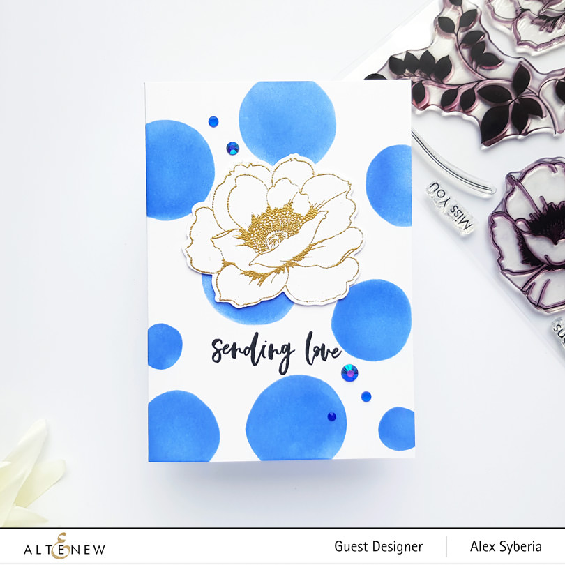 Altenew Wallpaper Art Rennie Roses Mask Alexsyberia - Peony - HD Wallpaper 