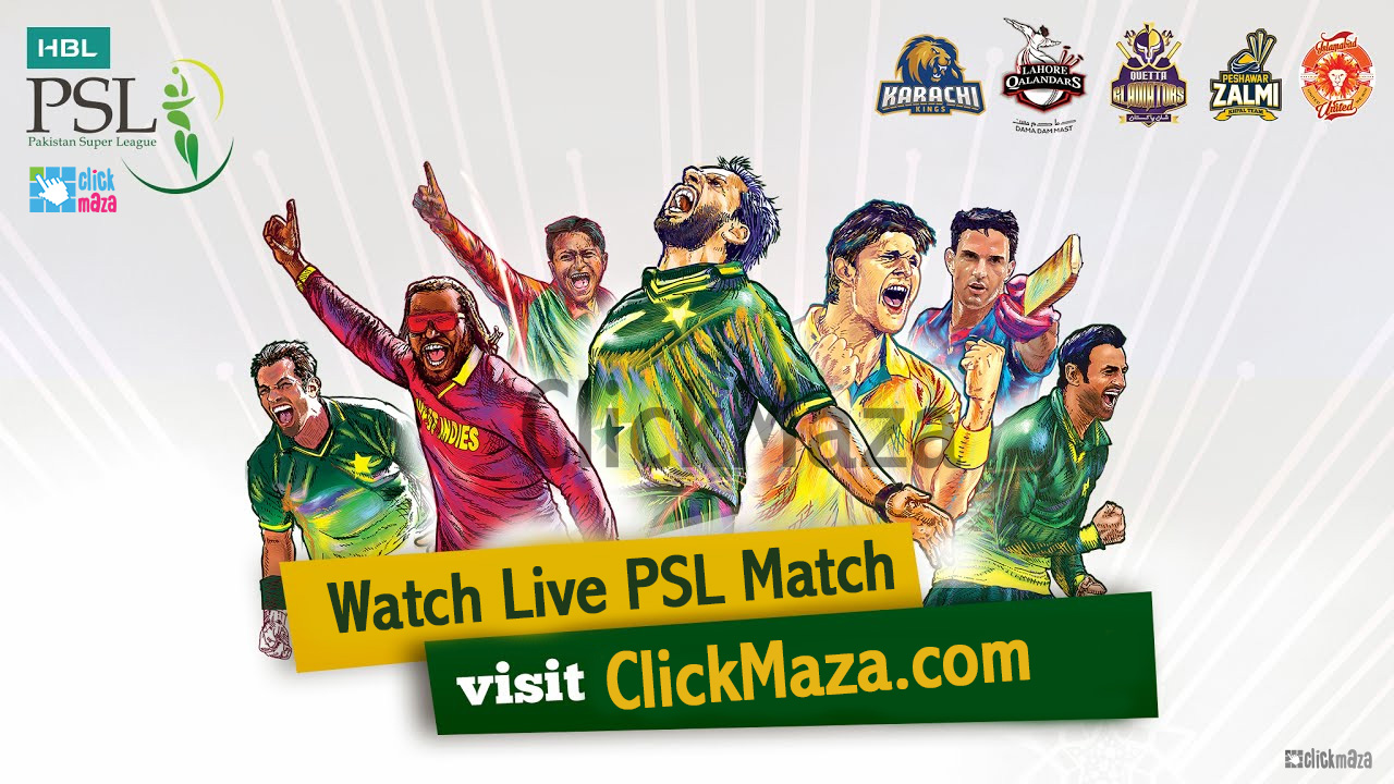 Pakistan Super League Teams Fixtures Watch Live Stream - HD Wallpaper 