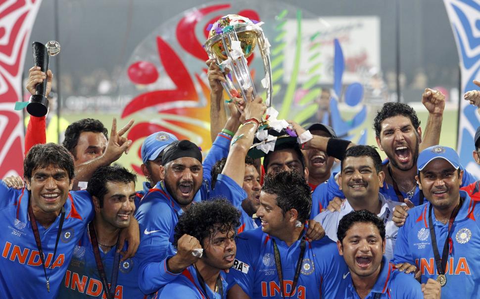 Cricket India Team Wallpaper,cricket Hd Wallpaper,squad - Team India World Cup 2011 Hd - HD Wallpaper 