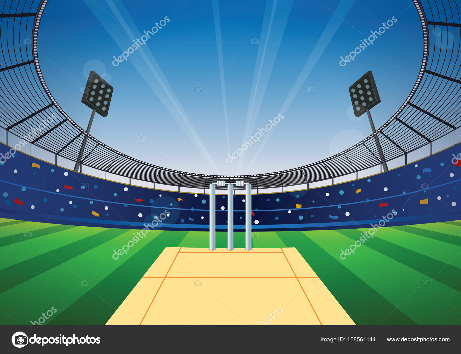 Cricket Stadium Background - HD Wallpaper 