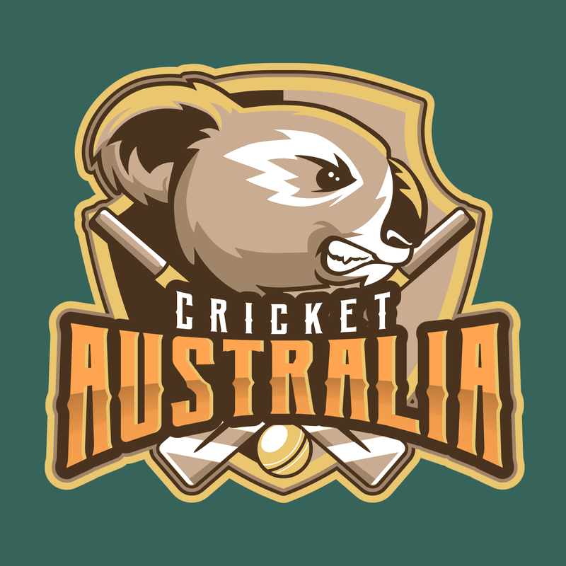 Cricket Logo Template With Koala Graphics - Illustration - HD Wallpaper 