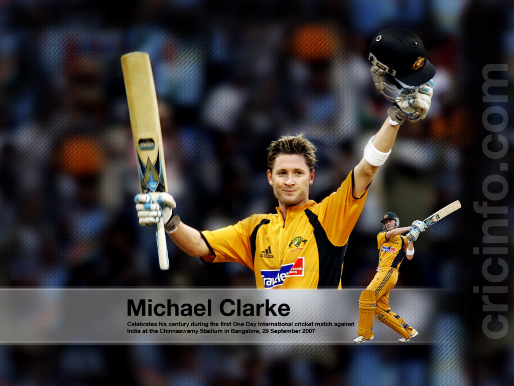 Michael Clarke Cricket Wallpapers Hd Cricket Wallpapers - Michael Clarke - HD Wallpaper 