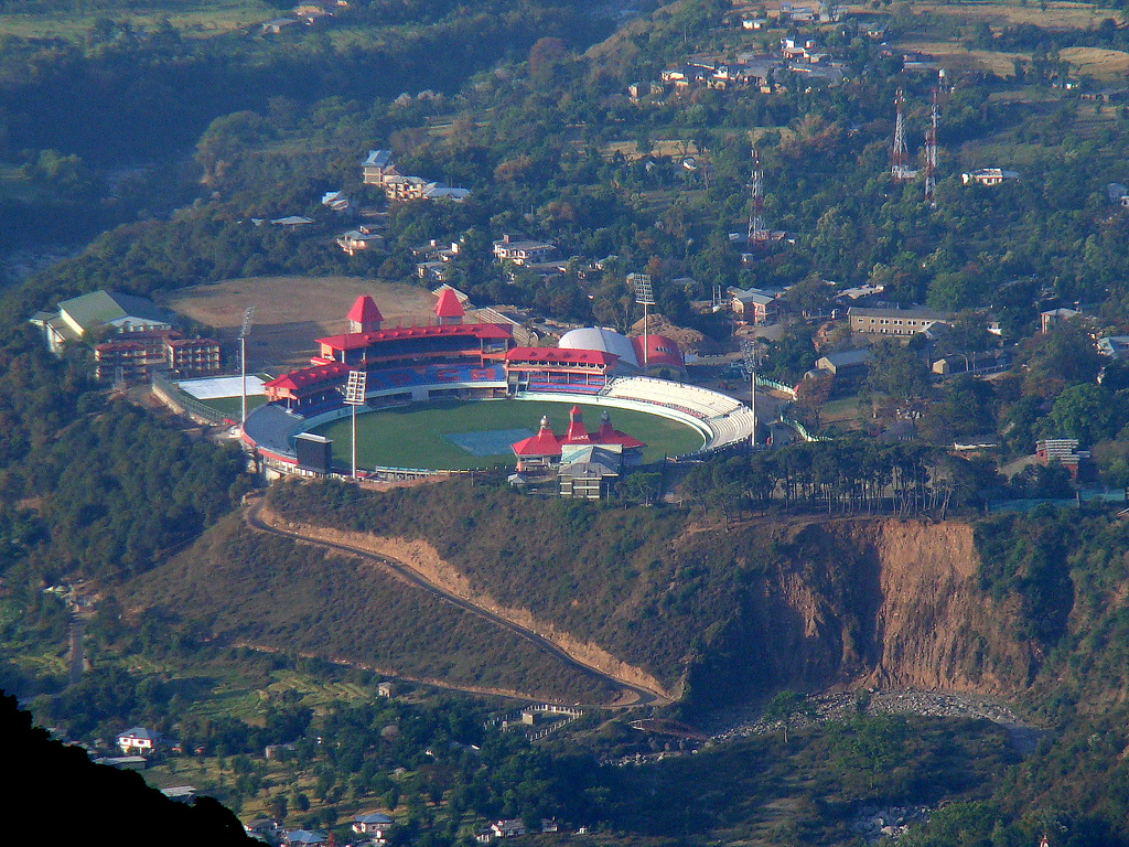 Dharamshala Cricket Stadium - HD Wallpaper 