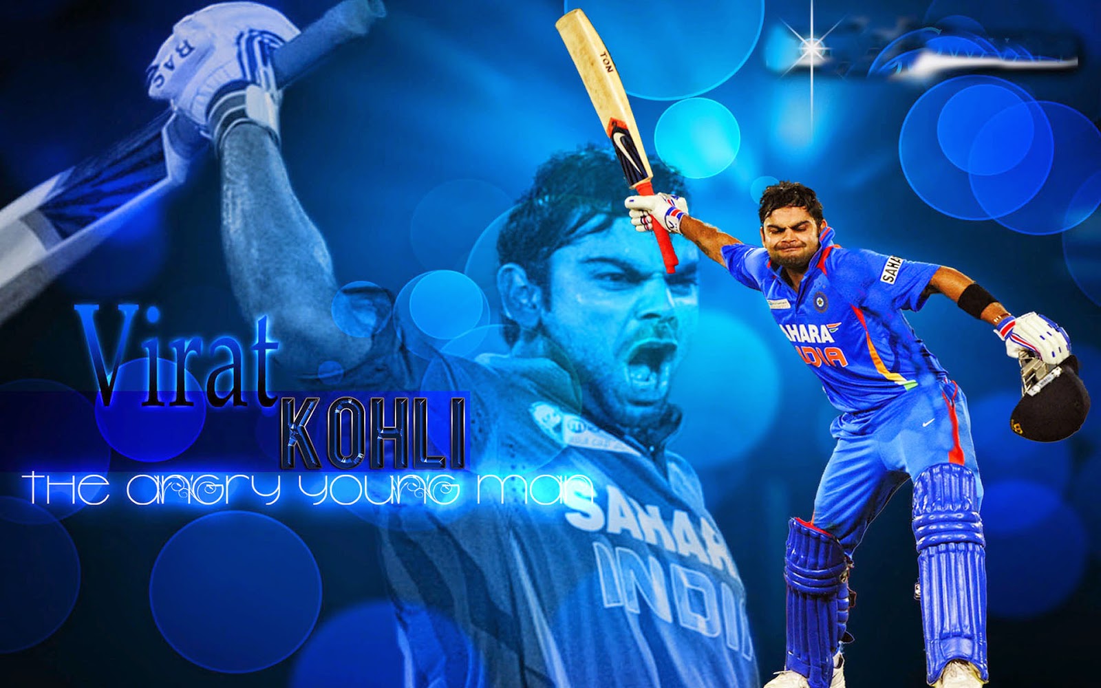 Virat Kohli Poster Design - HD Wallpaper 