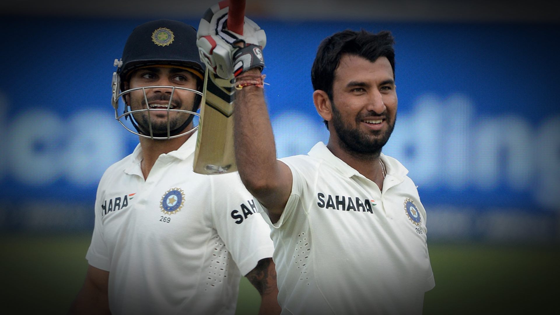 Cheteshwar Pujara And Virat Kohli - HD Wallpaper 