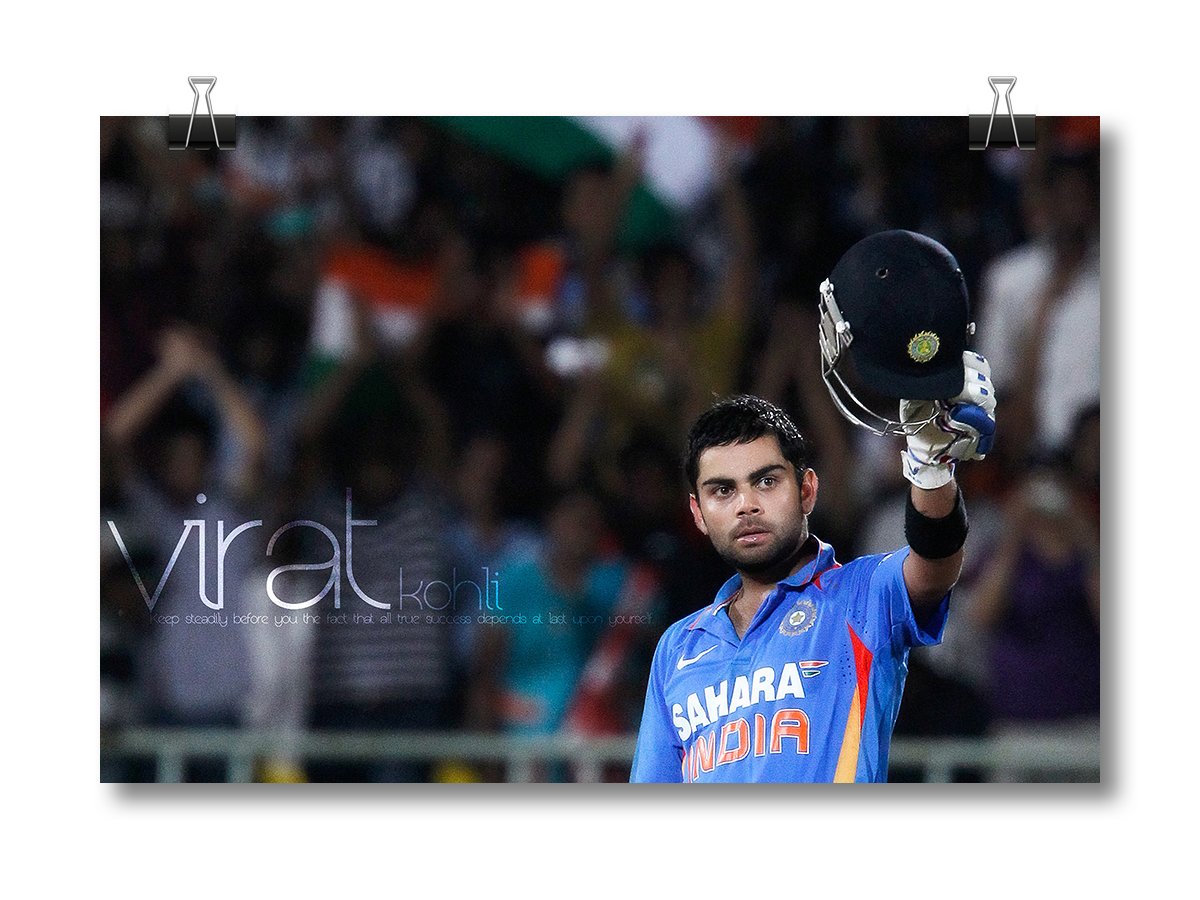 Virat Kohli Indian Cricketer Hd - HD Wallpaper 
