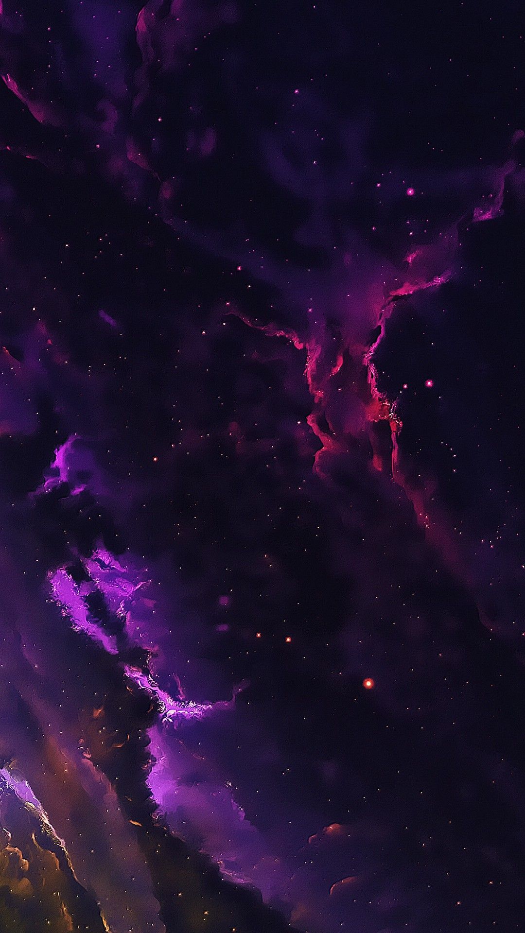 Violet Galaxy - HD Wallpaper 
