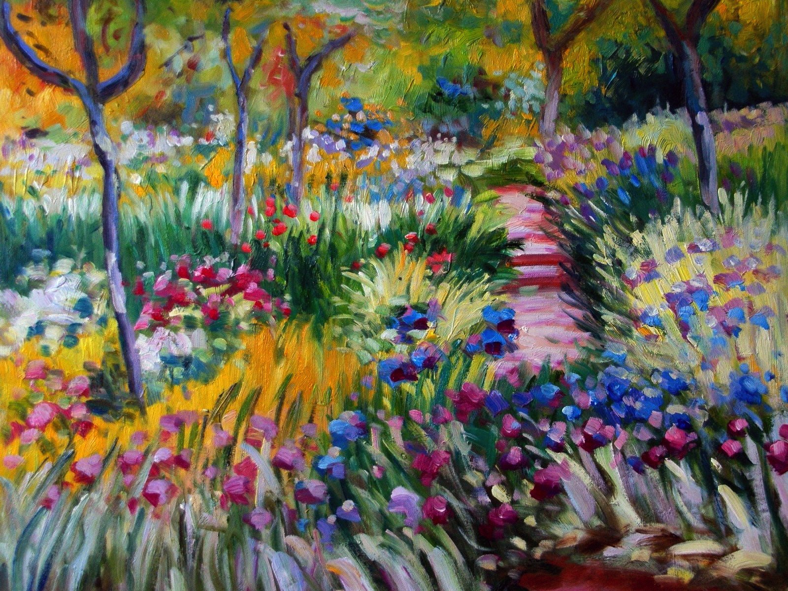 Impressionism Claude Monet Paintings - HD Wallpaper 