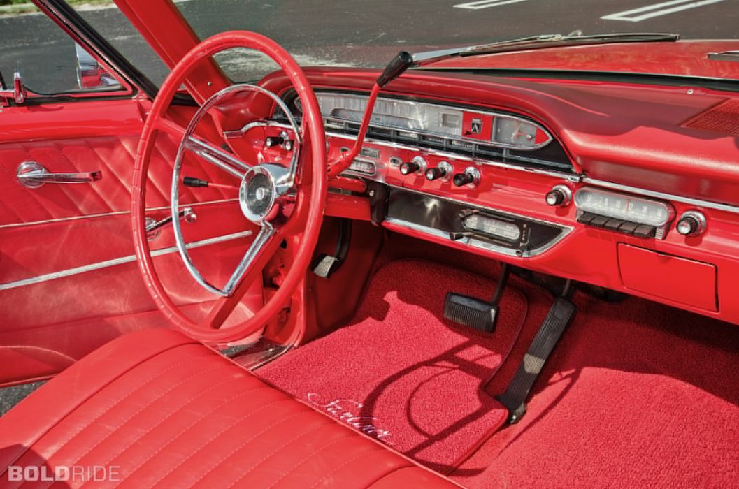 1961 Ford Sunliner Interior - HD Wallpaper 