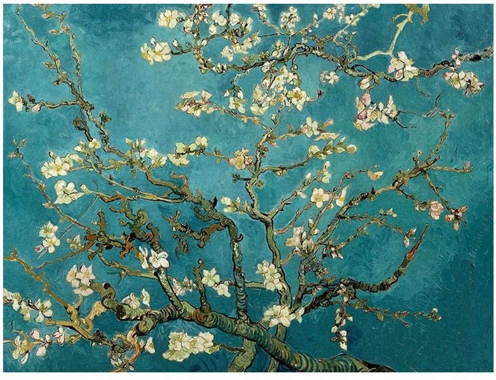 Almond Blossom By Vincent Van Gogh - Vincent Van Gogh Almond Blossom - HD Wallpaper 