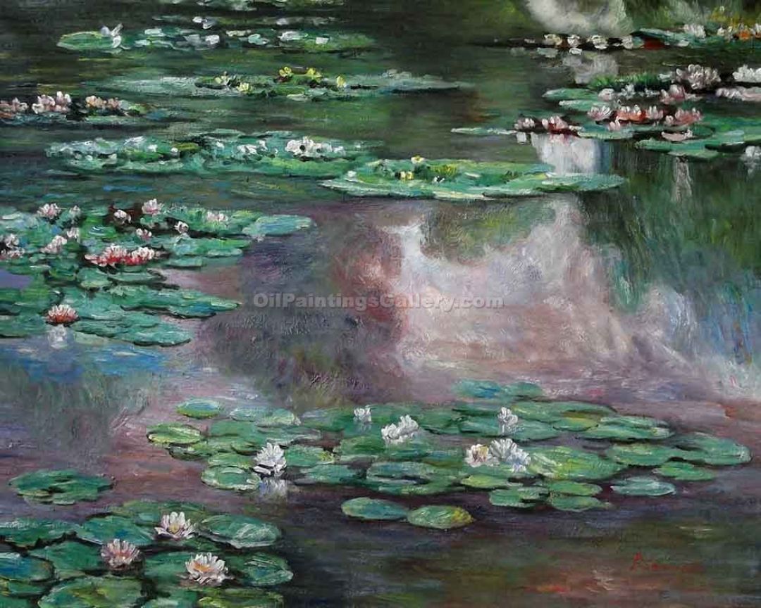 Claude Monet Water Lilies - Water Lilies Painted By Claude Monet - HD Wallpaper 