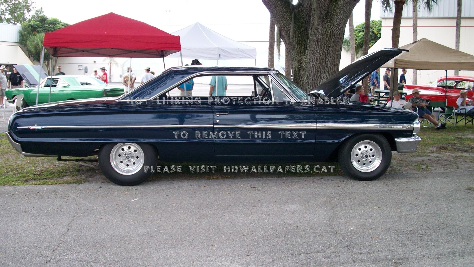 Ford Galaxie 500 Muscle Dk Blue Classic - Ford Starliner - HD Wallpaper 