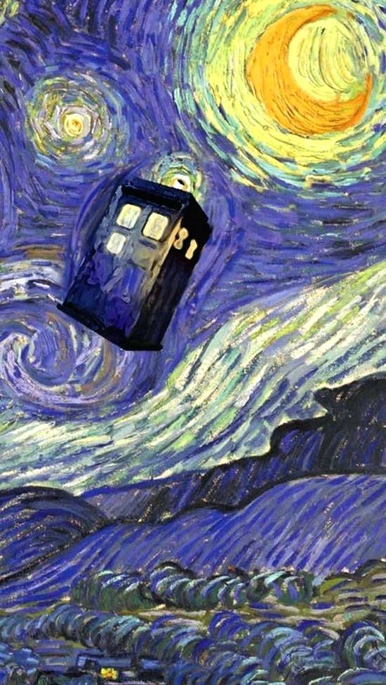 Van Gogh Wallpaper Doctor Who - Doctor Who Wallpaper Phone - HD Wallpaper 
