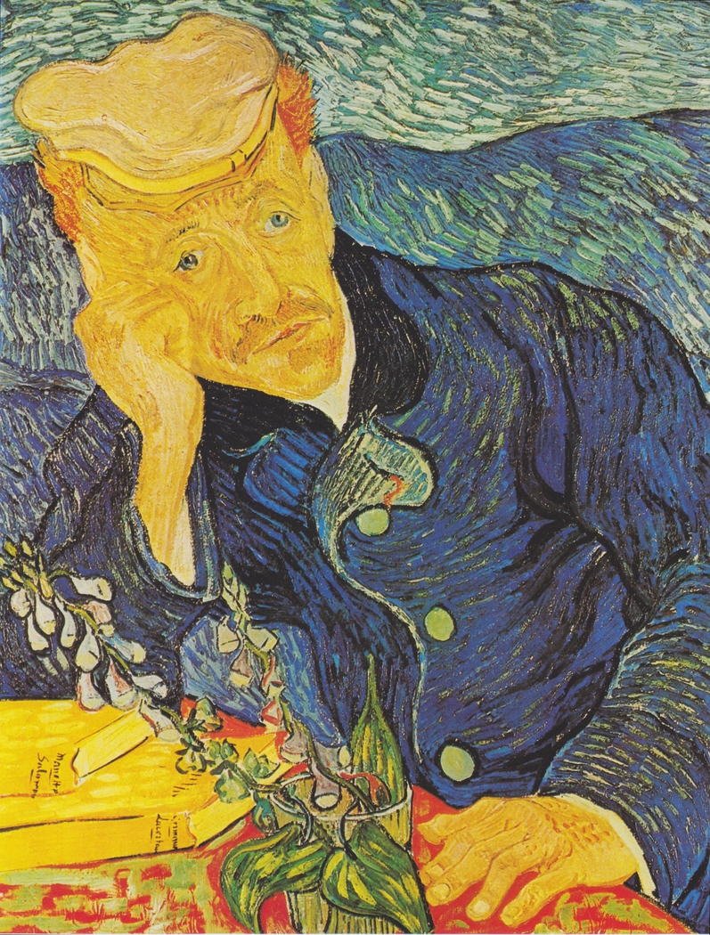 Portrait Of Doctor Gachet - Van Gogh Portrait Docteur Gachet - HD Wallpaper 