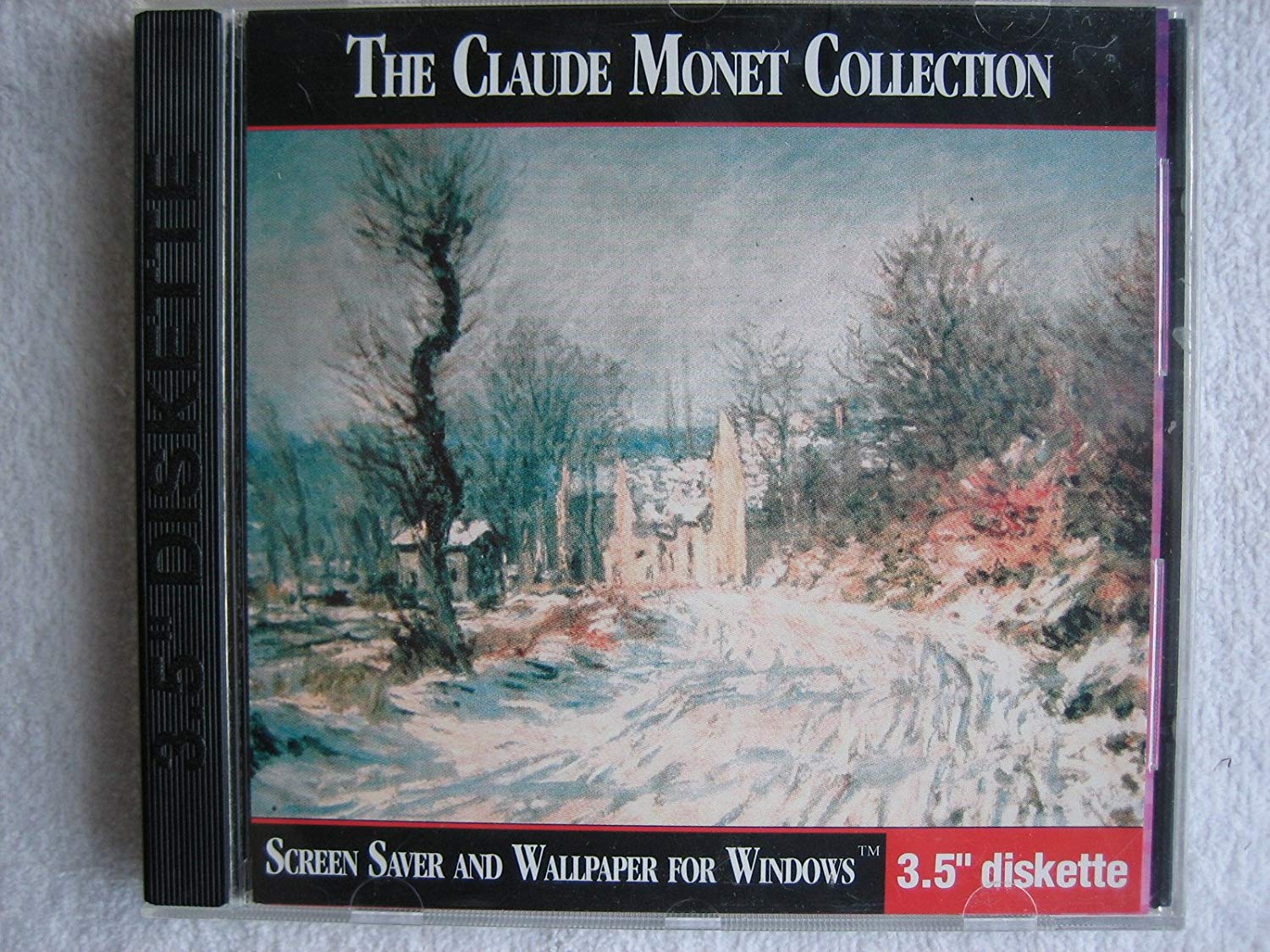 Monet L Entrée De Giverny En Hiver - HD Wallpaper 