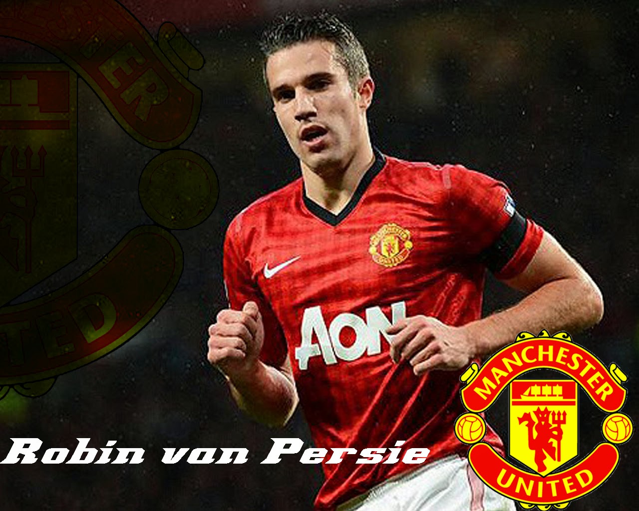 Robin Van Persie Wallpaper Mu - Manchester United - 1280x1024 Wallpaper -  