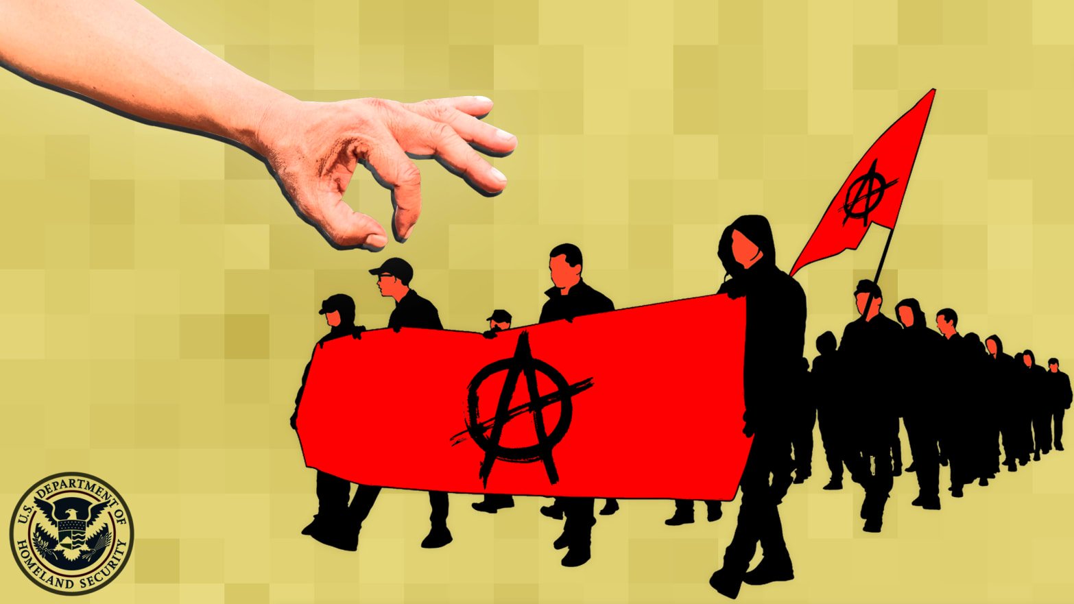 Anarchist Red And Black Bandana - HD Wallpaper 