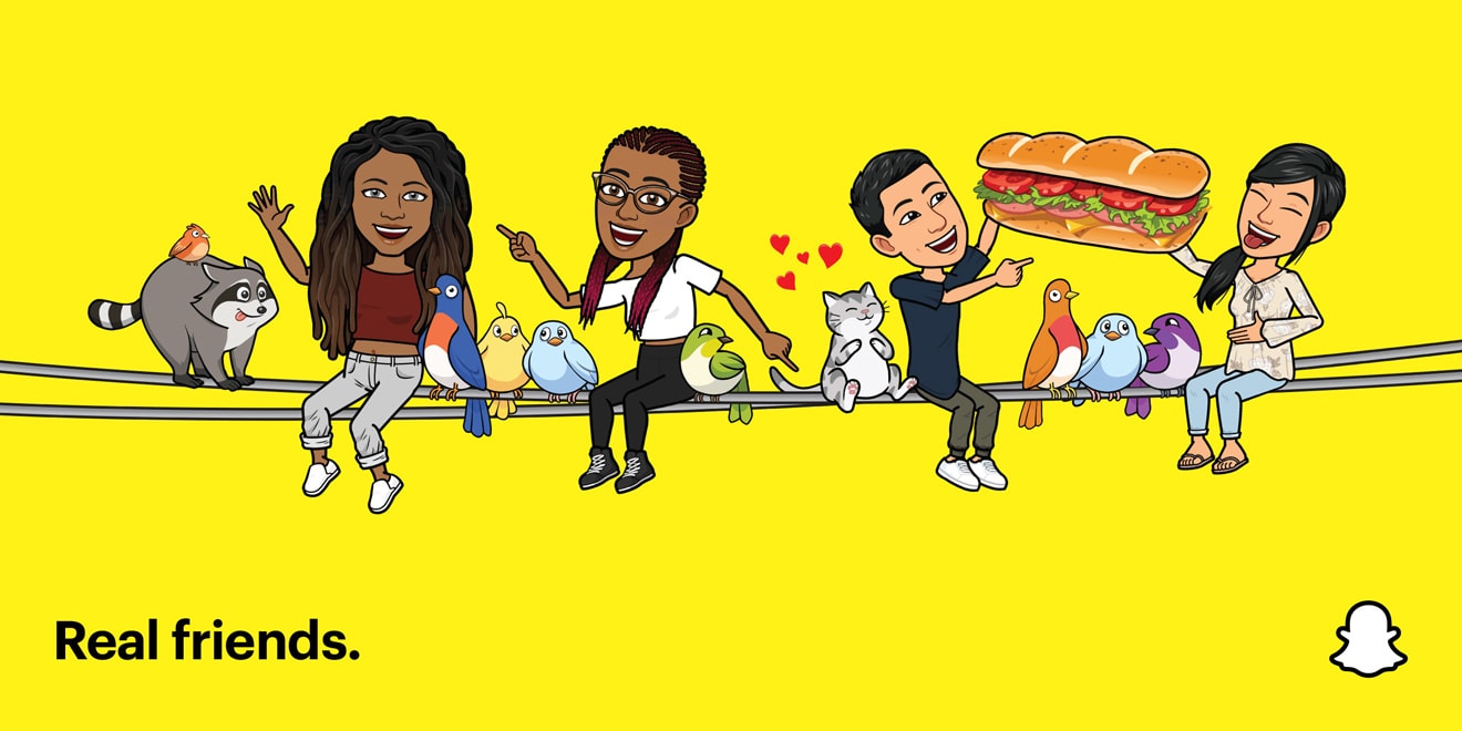 Snapchat Real Friends Campaign - HD Wallpaper 