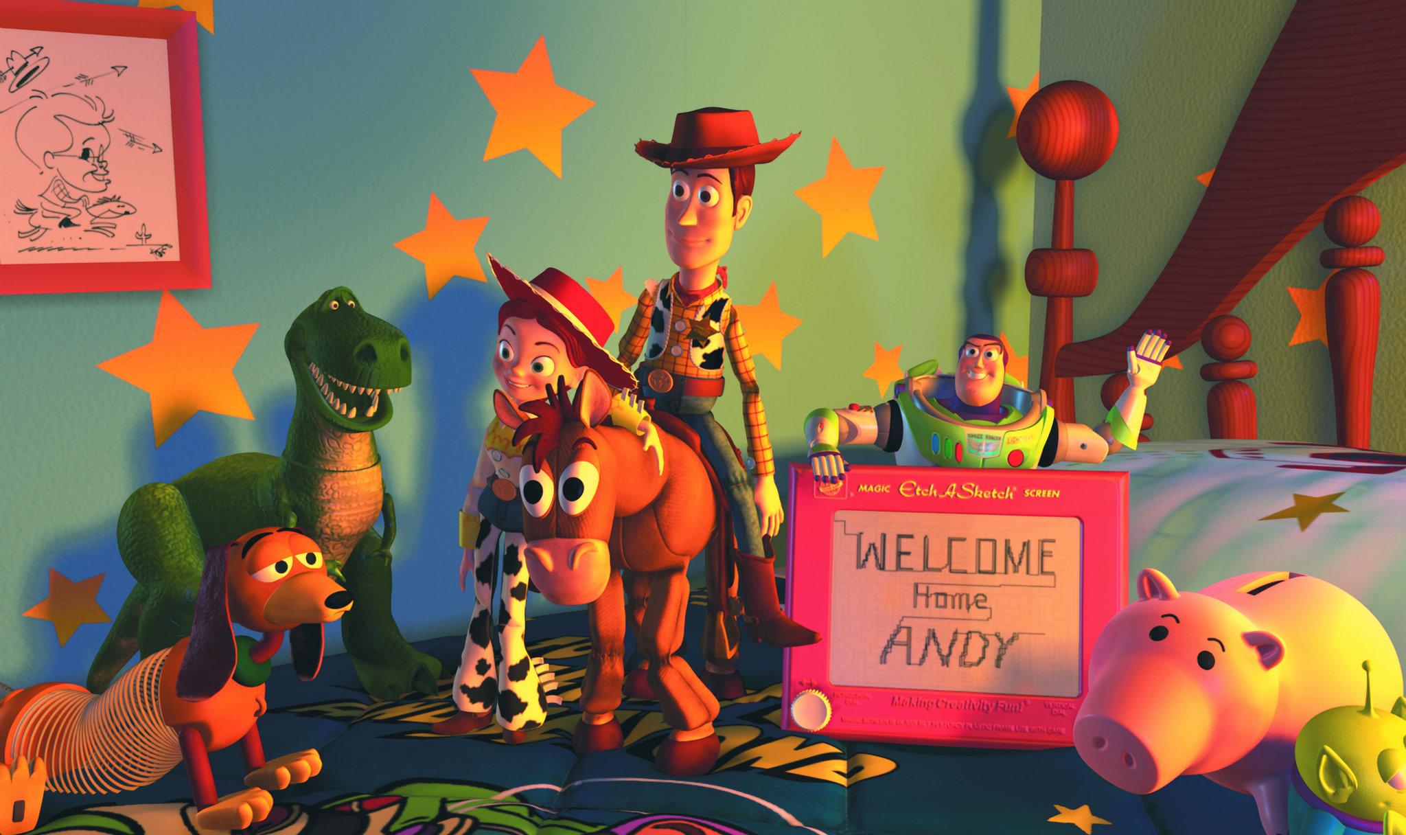 Toy Story - Toy Story 2 Etch A Sketch - 2048x1216 Wallpaper Toy Story - Toy Story 2 Etch A Sketch - 2048x1216 Wallpaper