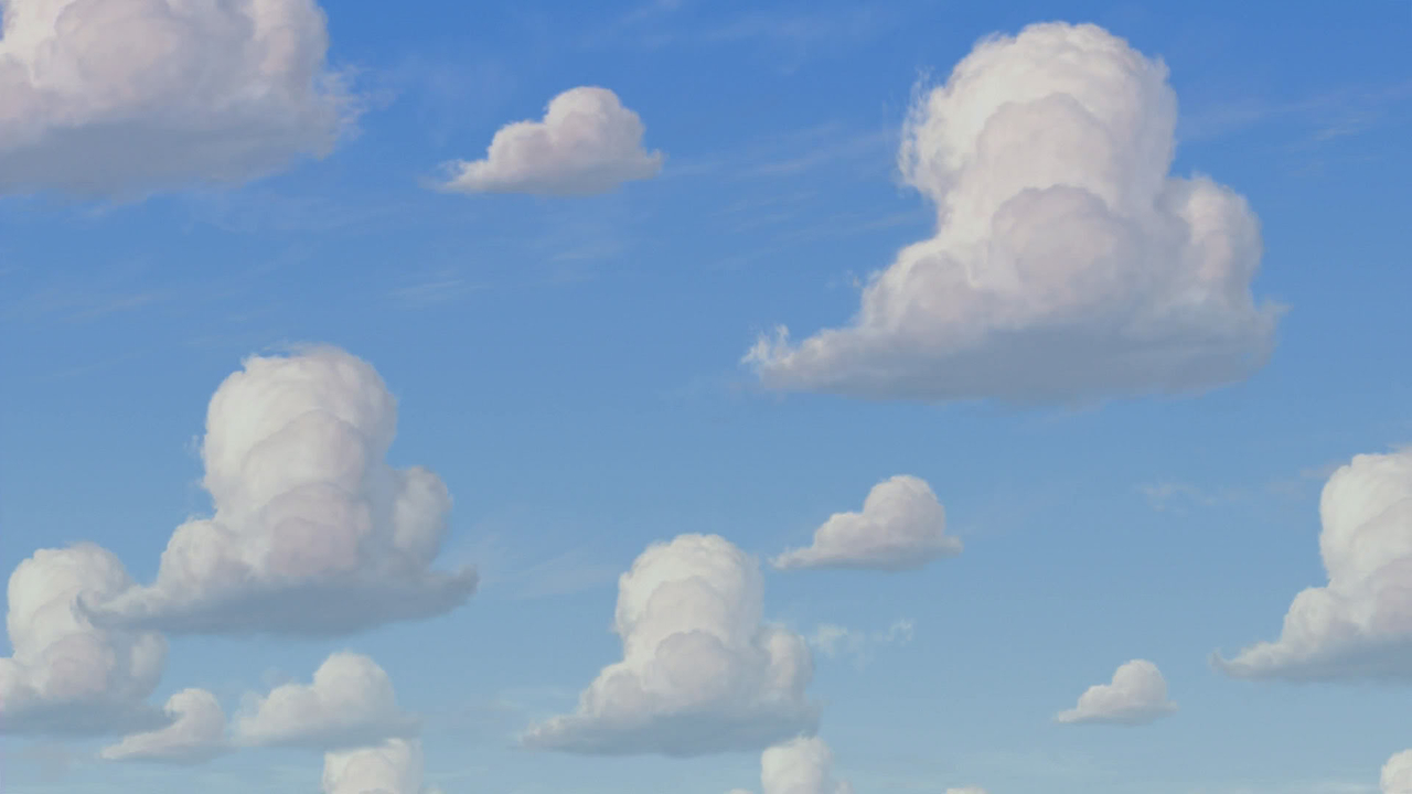 Toy Story Clouds Background - HD Wallpaper 