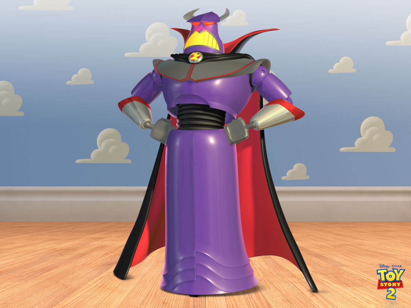 Emperor Zurg Portrait Cloud Wall Wallpaper - Zurg De Toy Story - HD Wallpaper 